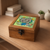 woodlinehome düzelicez inşallah yazılı dekoratif kutu WDLDK010