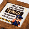 woodlinehome işinize bakacaksınız arkadaşlar yazılıdekoratif kutu WDLDK018