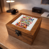 woodlinehome makyaj yazılı dekoratif kutu WDLDK012