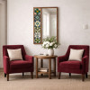 woodlinehome el yapımı ahşap seramik meksika desen ayna WDLAY006 woodlinehome el yapımı ahşap seramik meksika desen ayna WDLAY006