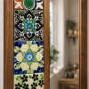 woodlinehome el yapımı ahşap seramik meksika desen ayna WDLAY006 woodlinehome el yapımı ahşap seramik meksika desen ayna WDLAY006