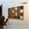 woodlinehome el yapımı ahşap kilimli dekoratif ayna WDLAY003 woodlinehome el yapımı ahşap kilimli dekoratif ayna WDLAY003