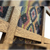 woodlinehome el yapımı ahşap kilimli dekoratif ayna WDLAY003 woodlinehome el yapımı ahşap kilimli dekoratif ayna WDLAY003