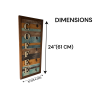 woodlinehome renkli dekoratif kupa askısı WDLDA001