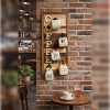 woodlinehome kahverengi dekoratif kupa askısı WDLDA006 woodlinehome kahverengi dekoratif kupa askısı WDLDA006