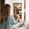 woodlinehome kahverengi dekoratif kupa askısı WDLDA006 woodlinehome kahverengi dekoratif kupa askısı WDLDA006