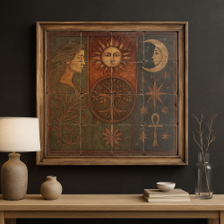 woodlinehome desenli traverten duvar dekoru WDLDA005