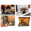woodlinehome el yapımı fırın minyatür model diorama WDLDİ001 woodlinehome el yapımı fırın minyatür model diorama WDLDİ001