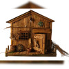 woodlinehome el yapımı balıkçı  kulubesi minyatür model diorama WDLDİ002